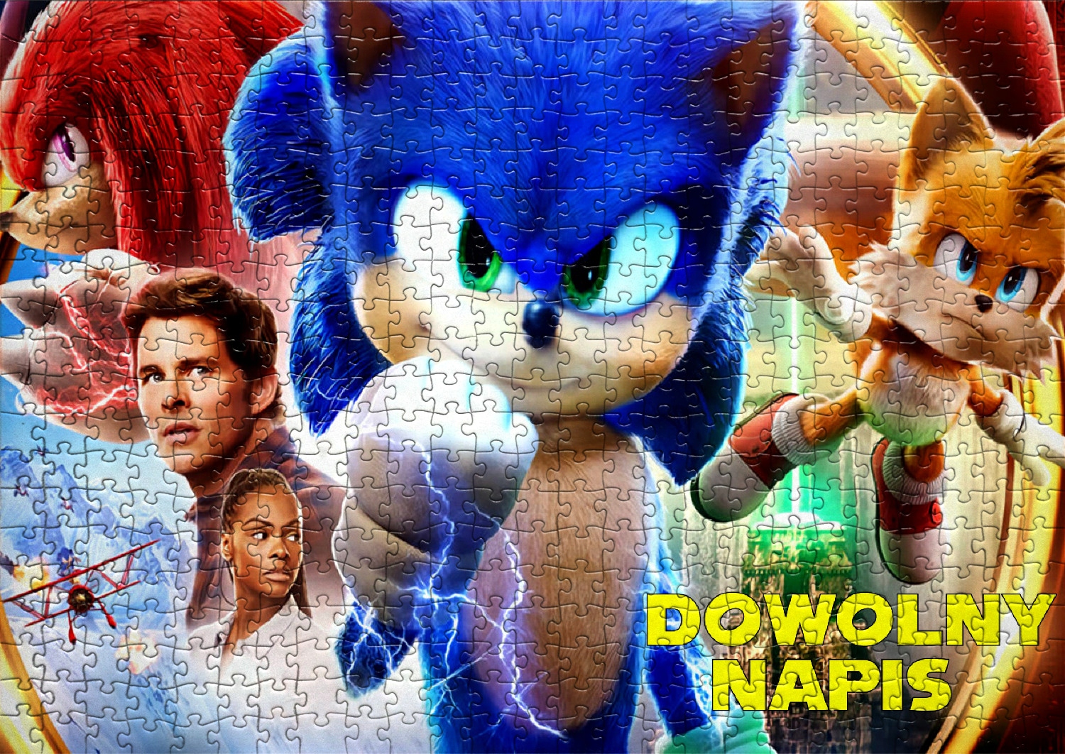 

Puzzle Sonic z Twoim Napisem 252 El