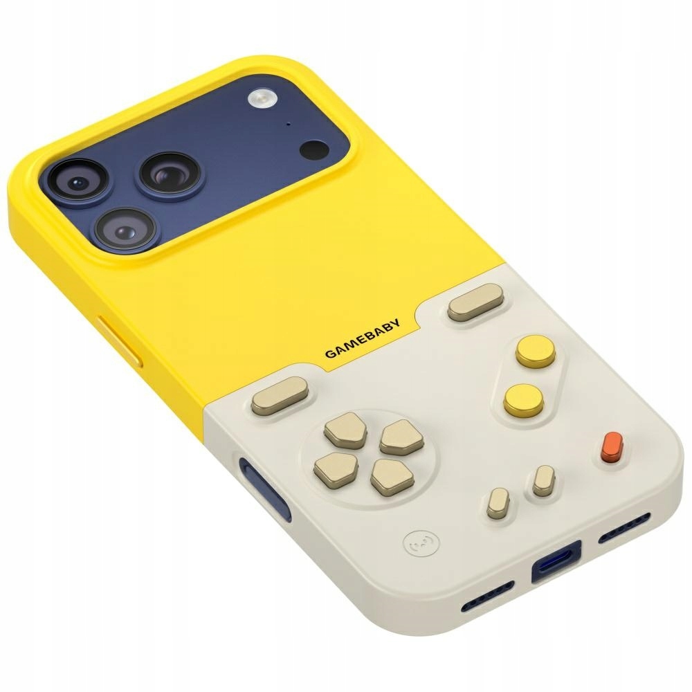 Pouzdro Gamebaby pro iPhone 17 Pro s ovladačem a tlačítky pro emulátor