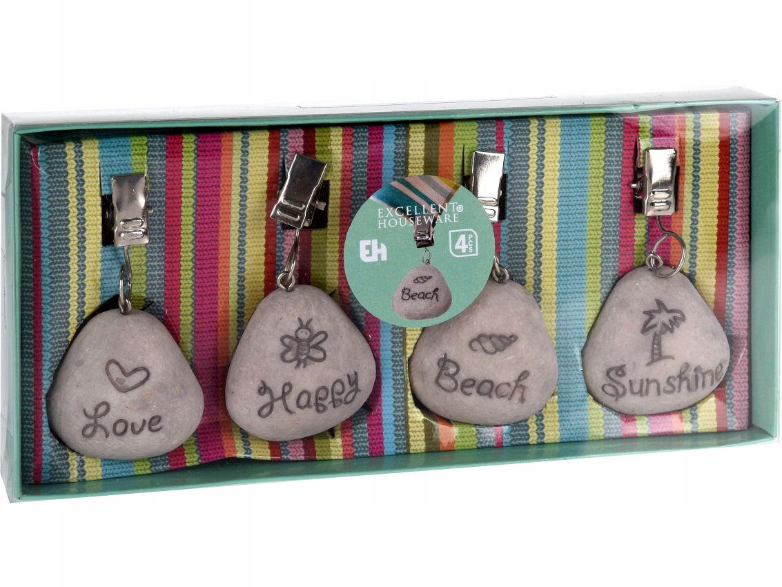 Kamienie obciążniki ciężarki Do Obrusu Stołu 4 szt Marka Koopman