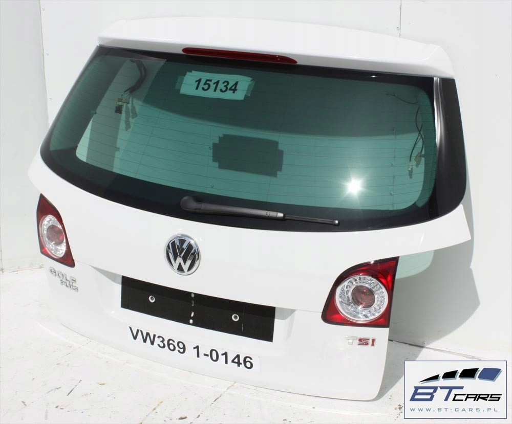 vw Golf 6 VI PLUS зад бампер задний + крышка багажника + фары 5M