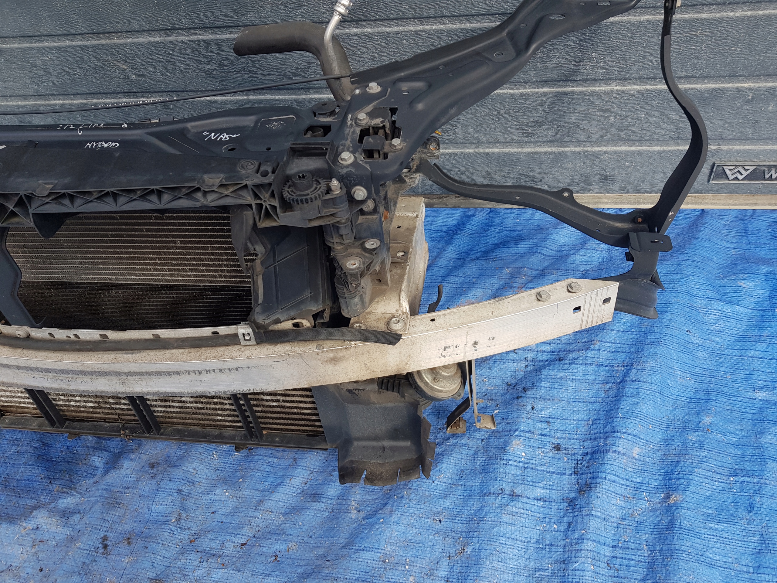 support panel for radiators radiator MERCEDES W212 LIFT 651 2.2 CDI HYBRYDA
