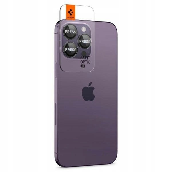 Ochrona na obiektyw aparatu Spigen Optik.Tr Camera Ez Fit Lens do Apple iPh