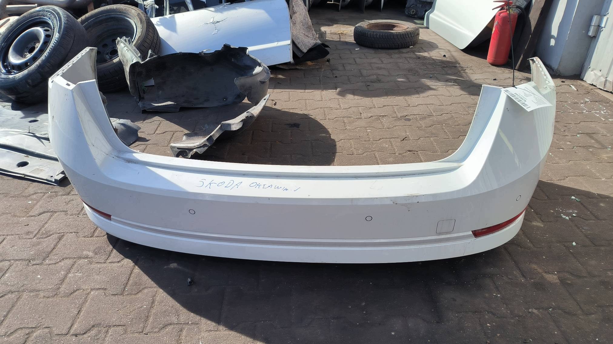 stoßstange heck PDC LS9R SKODA OCTAVIA IV LIFTBACK