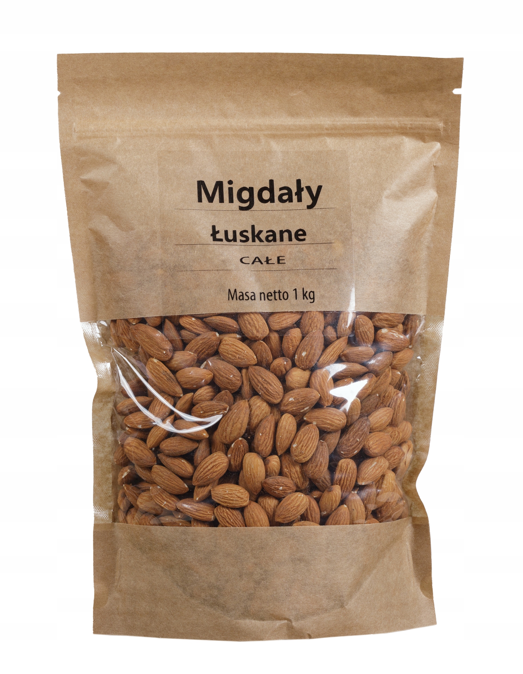 Loupané mandle Celé 1 kg ořechy 1000g Mandle Kalifornie