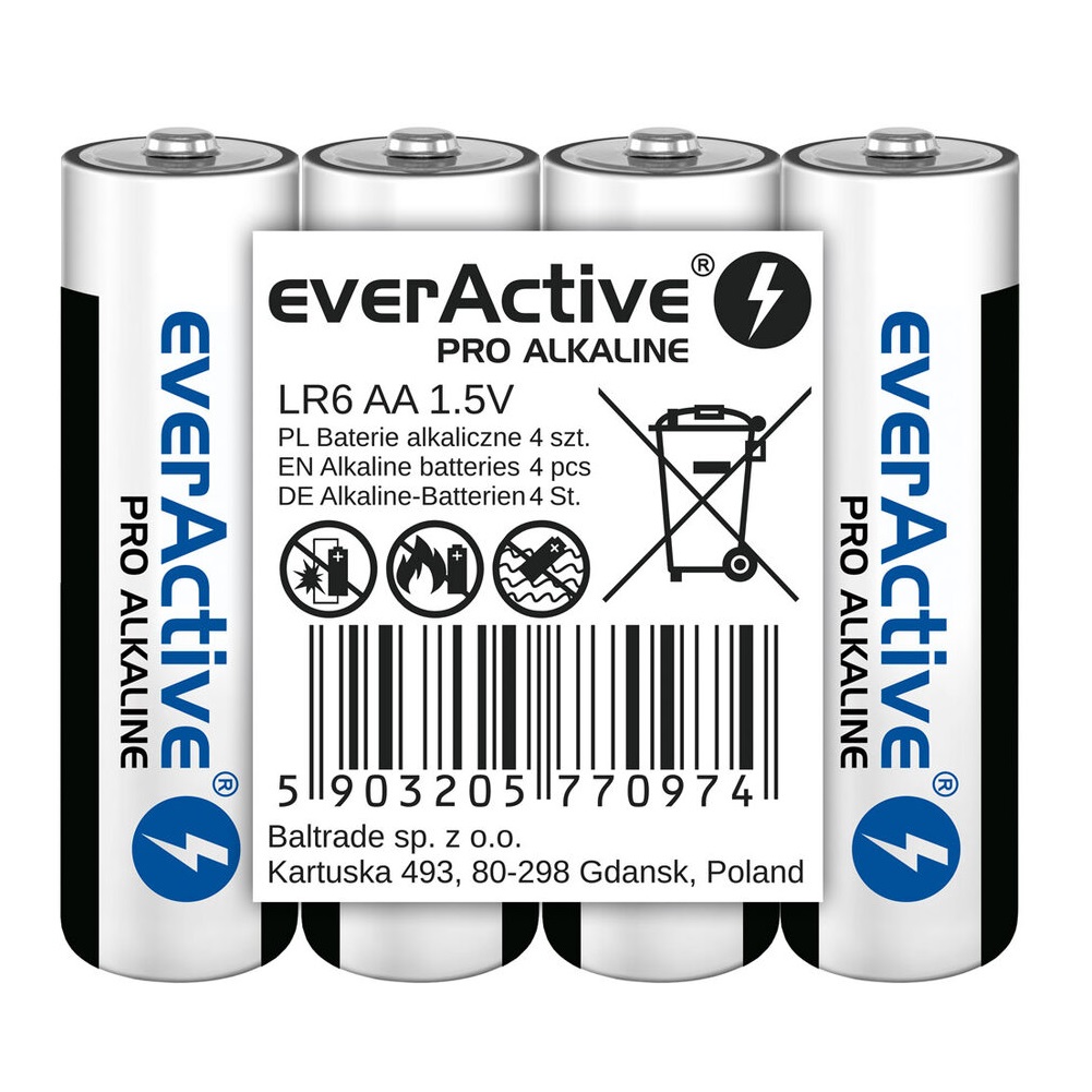 

Bateria alkaliczna Aa LR6 everActive Pro Alkalin