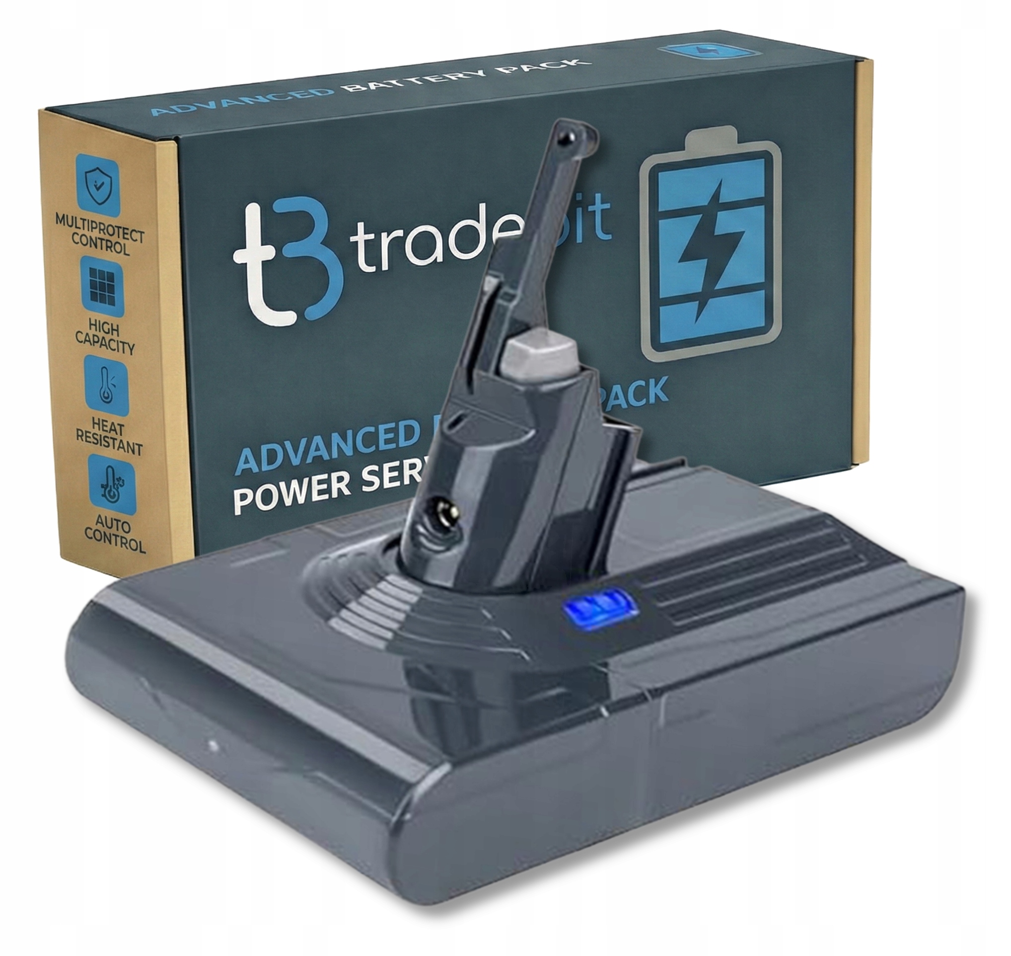 Bateria Akumulator Zasilacz do odkurzacza Dyson V8 SV10 21.6V 6000mAh