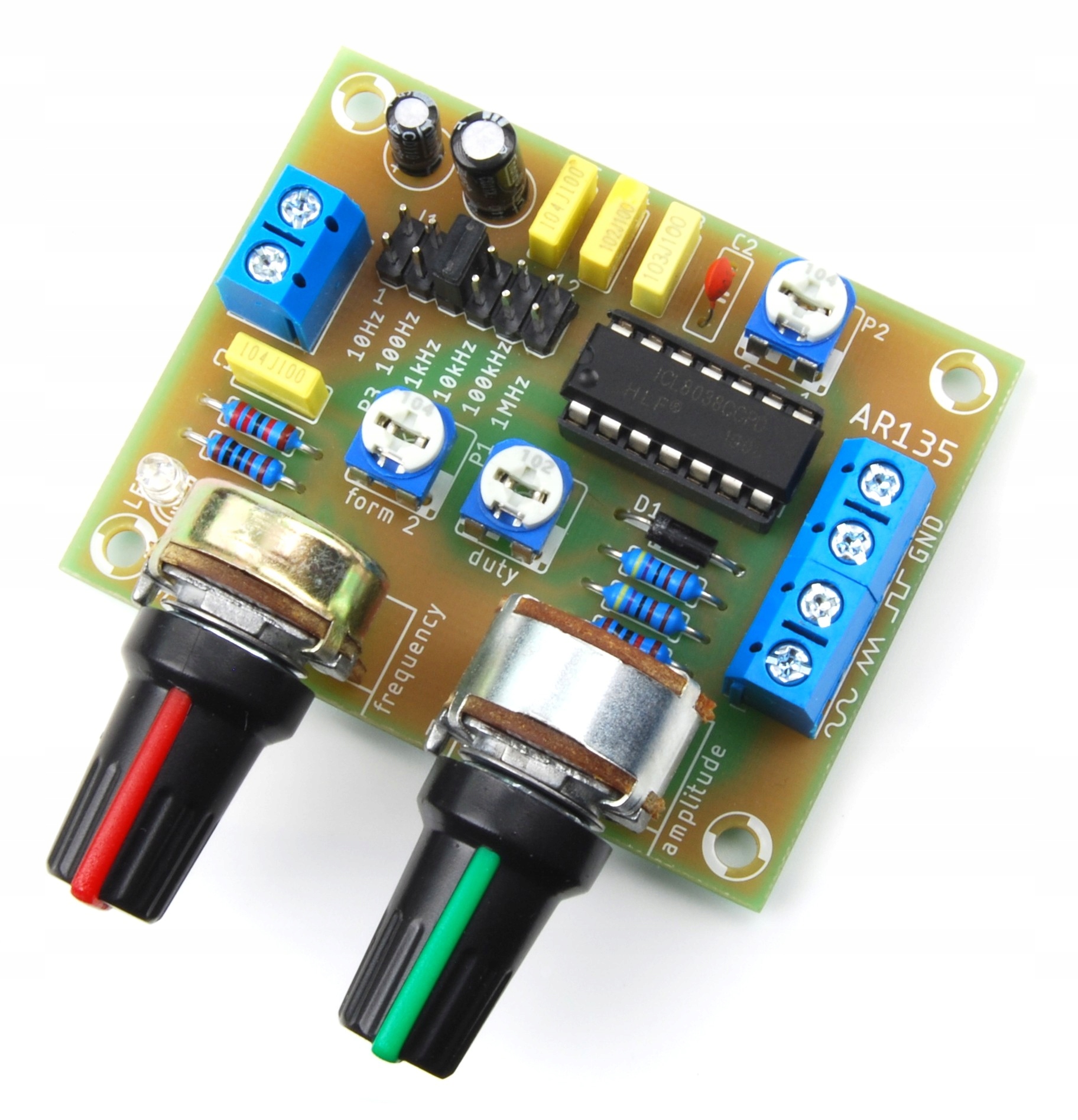 

AR135 Generator funkcyjny z ICL8038