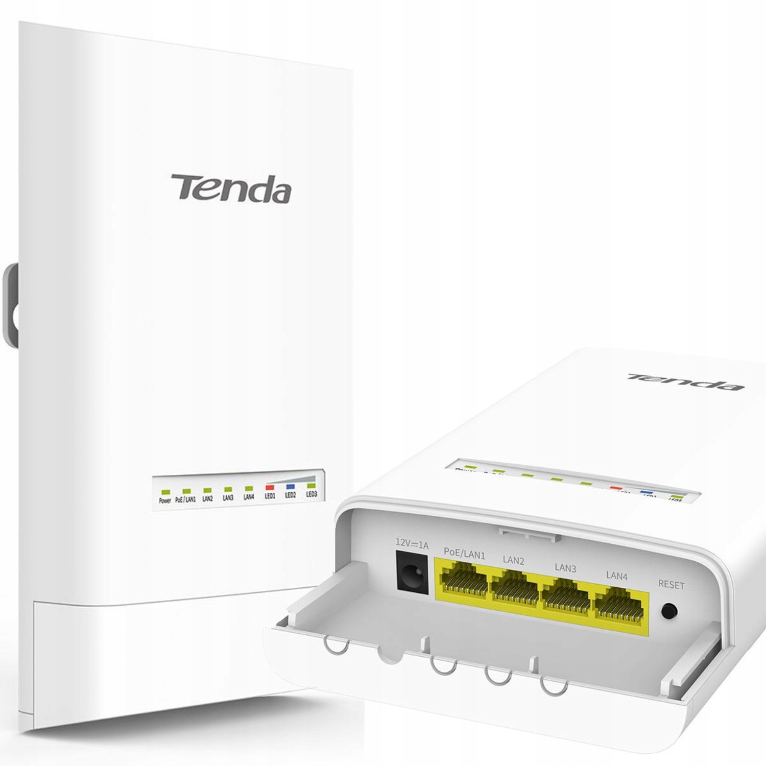 Zewnętrzny AP/CPE/most 5GHz Tenda OS3 mocna antena Poe 5x port Lan
