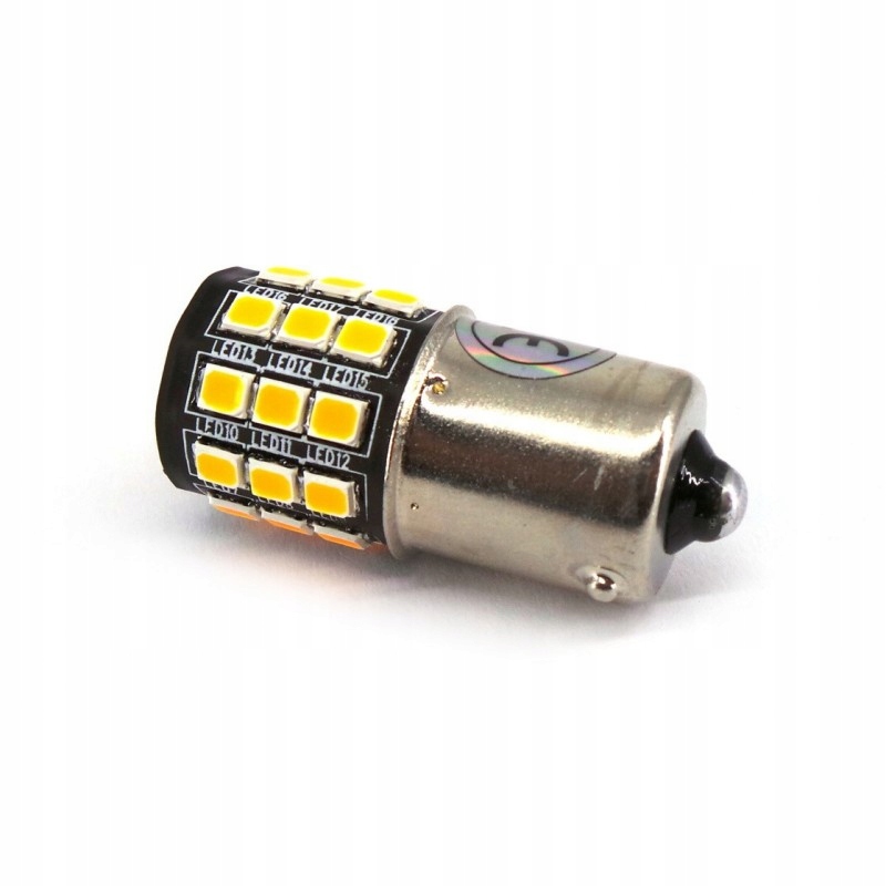 żarówka LED BAU15S 12V CANBUS pomarańczowa Rodzaj LED