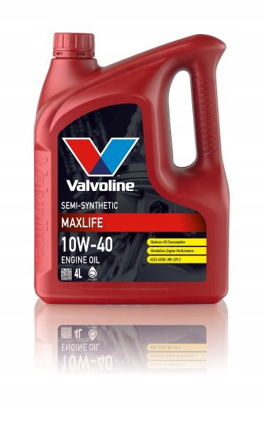 Olej 10W40 Valvoline Maxlife 4L Vw 505.00 502.00