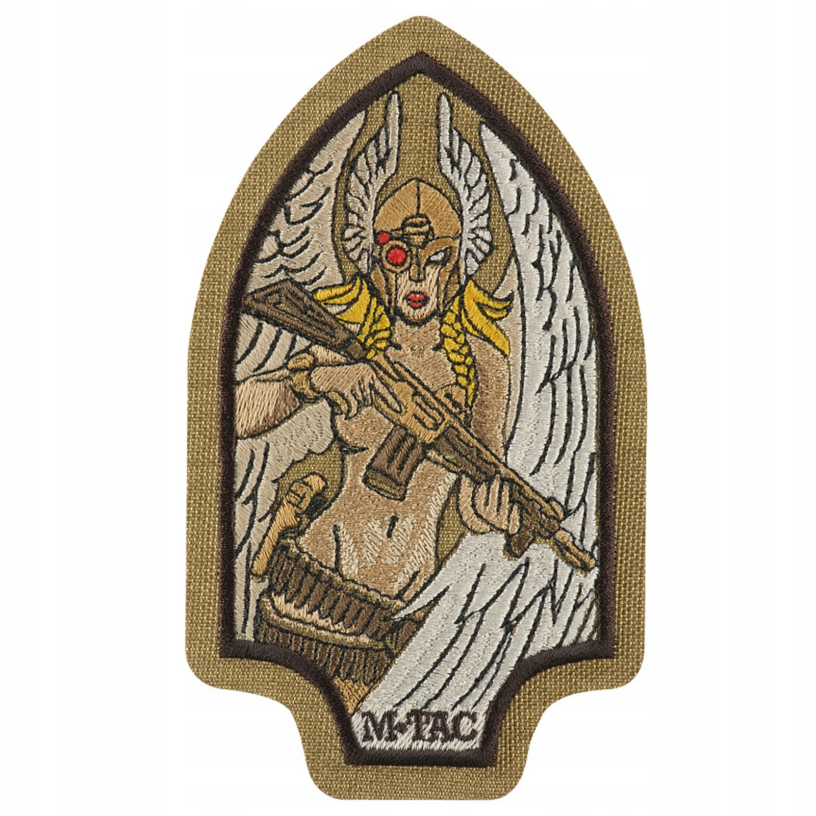 Naszywka na rzep Valkyrie M-Tac walkiria morale patch haft coyote