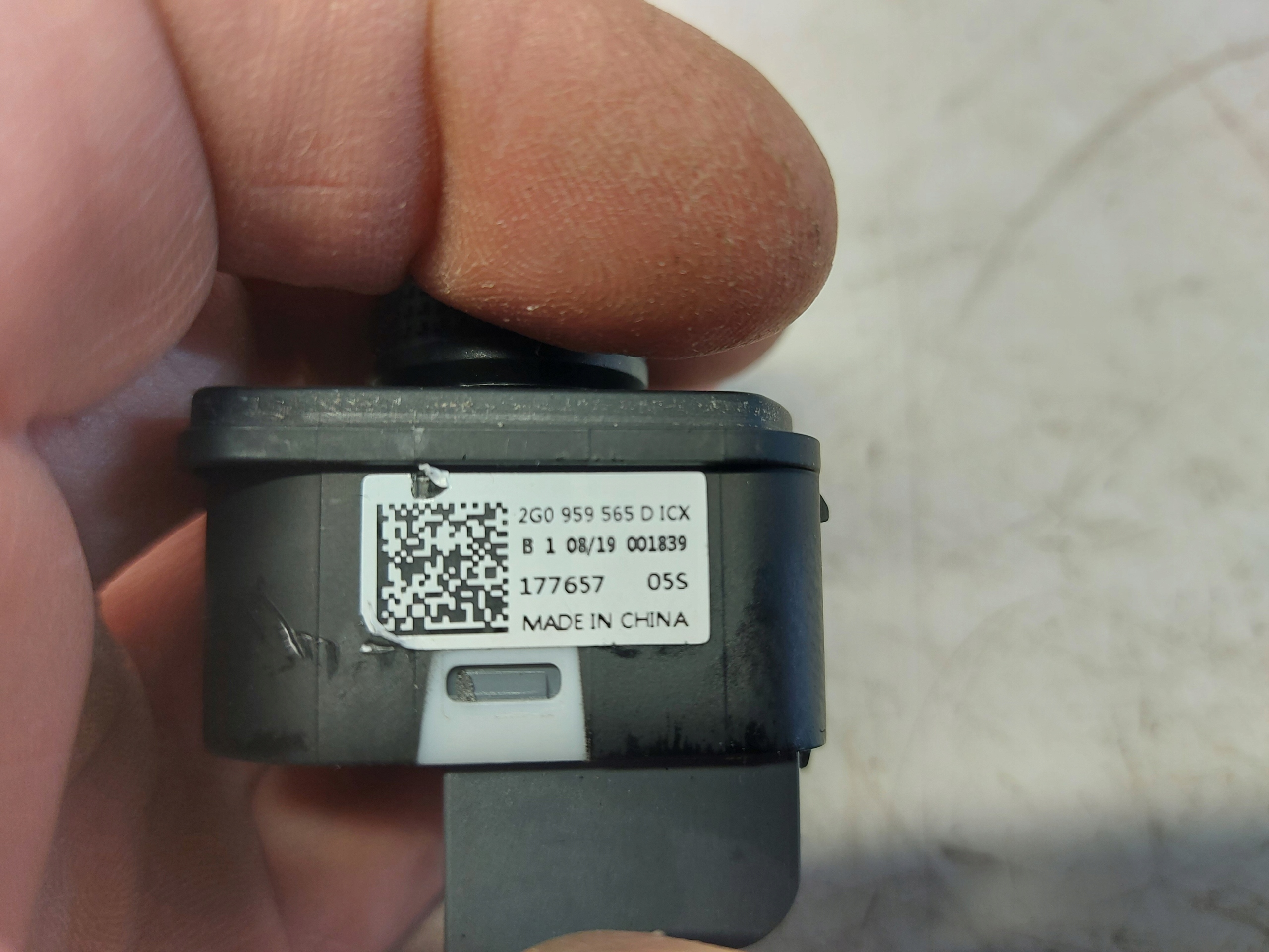 Audi A1 82A mirror control switch 2G0959565D