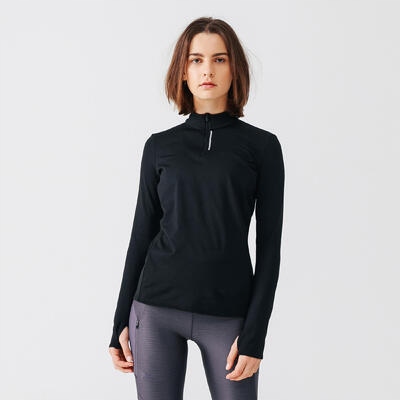 Koszulka do biegania damska Kalenji Run Warm