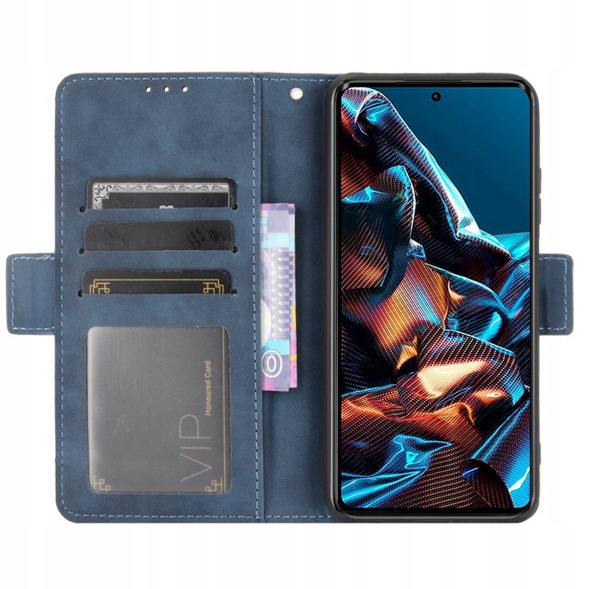 

Etui z klapką do Realme C55, obudowa portfel cover
