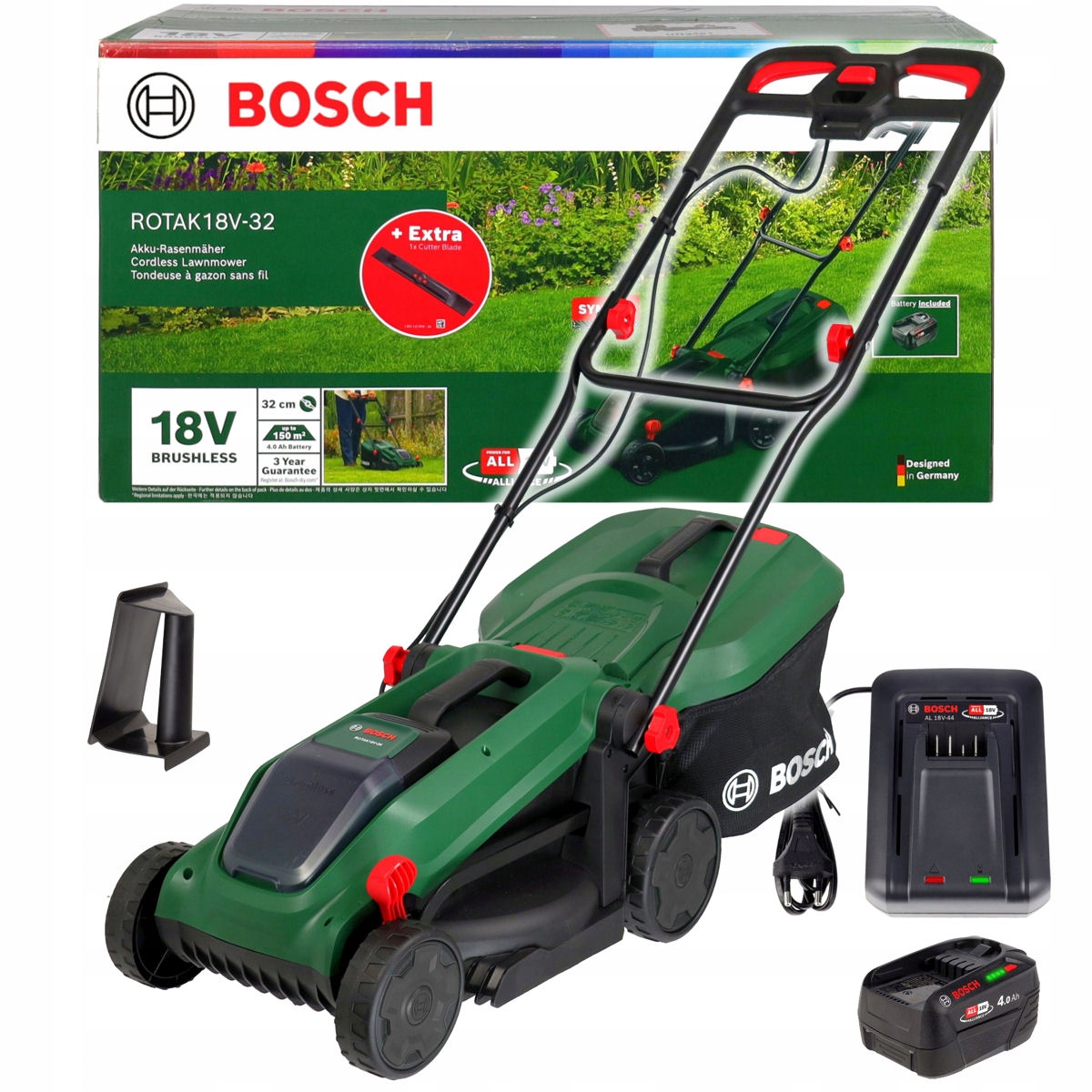 Kosiarka Akumulatorowa 32cm 18V Rotak 18V-32 Bosch 1x4,0Ah