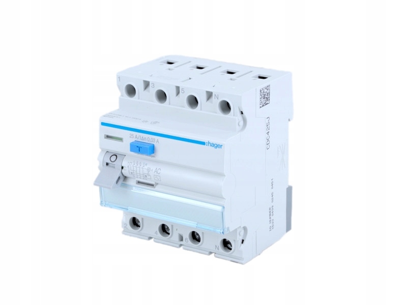 Diferenciálny prúdový spínač 4P 63A 0,03A typ Ac