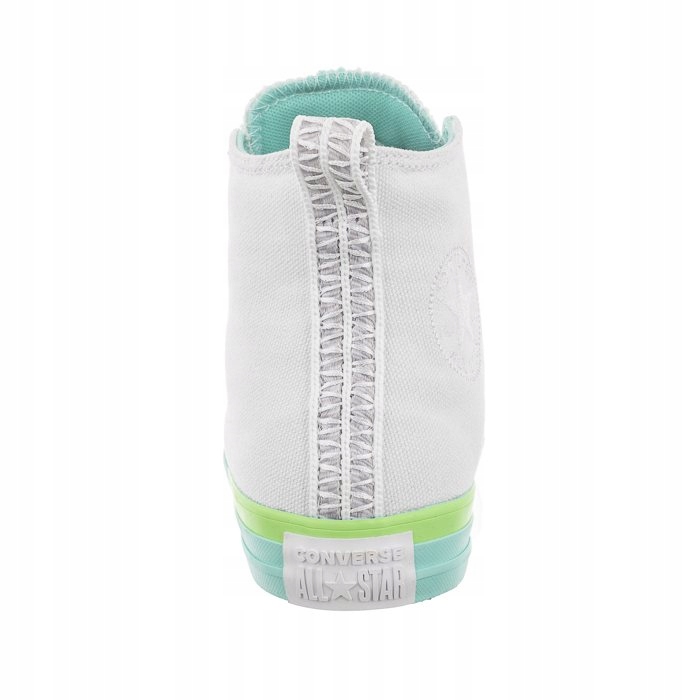 Buty Trampki Converse CT All Star Hi A00543C Białe Nosek okrągły