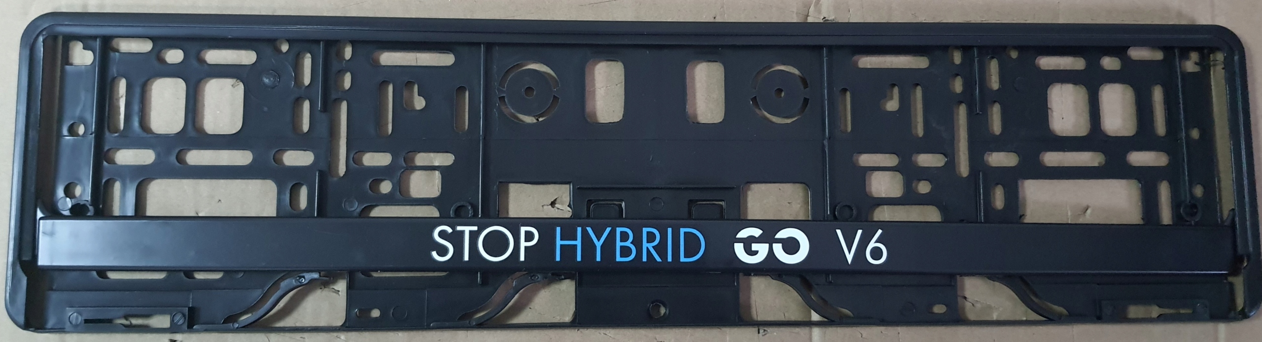 Ramka Tablicy Rejestracyjnej Stop Hybrid Go V6 2D