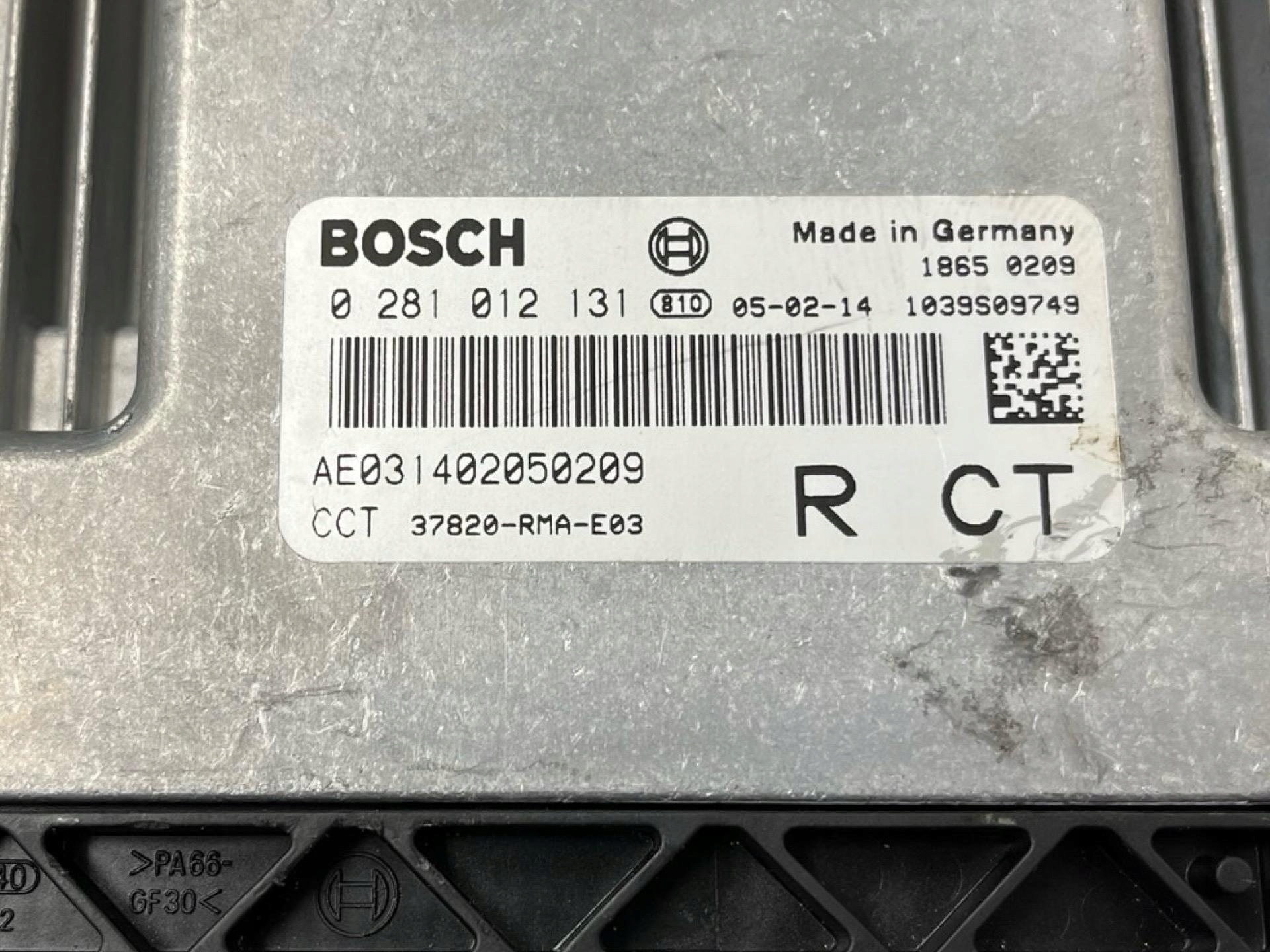 control unit of the engine Honda CR-V 2 facelift 2005 37820-RMA-E03