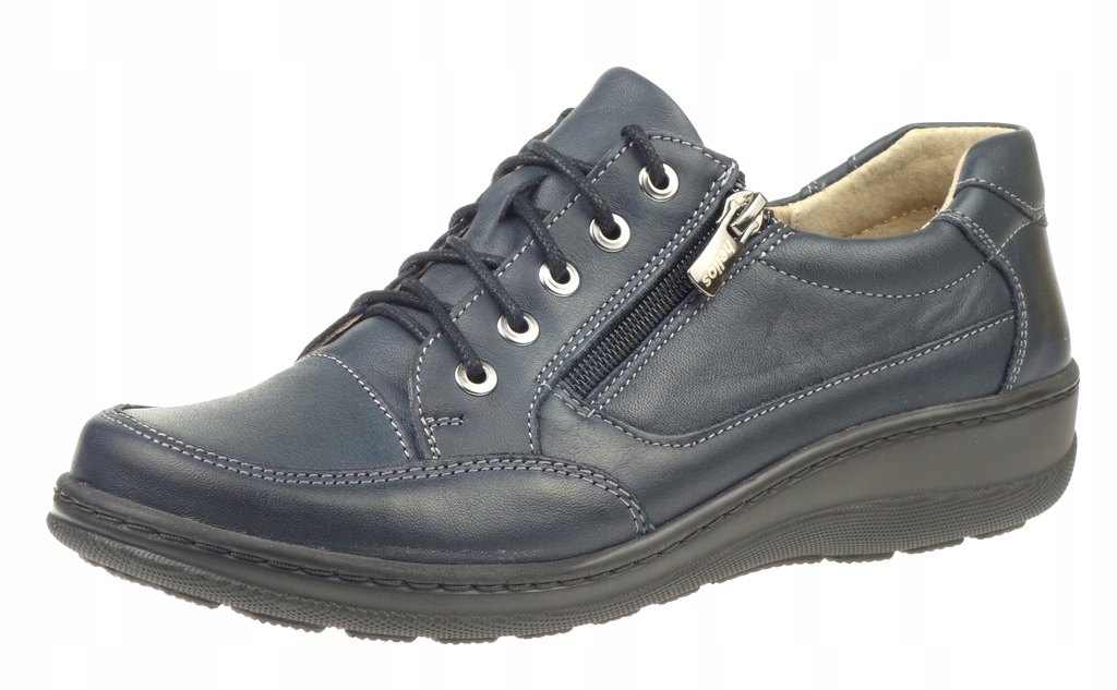 Półbuty Damskie HELIOS Skóra Polskie Wygodne 39