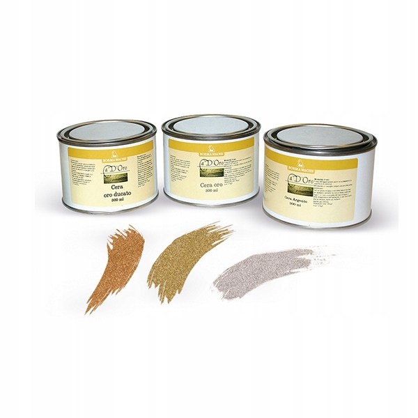 Vosk dekorativní Stříbrný 15 na dřevo Borma Wachs pasta 300 ml