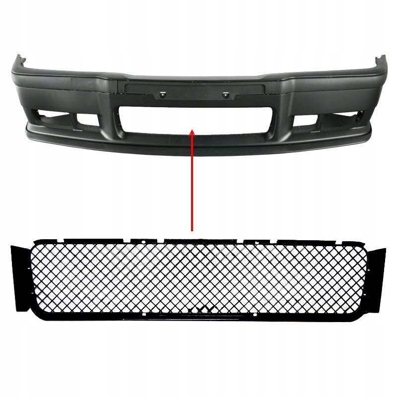KRATKA GŁOWNA ZDERZAK M3 M-PAKIET BMW E36