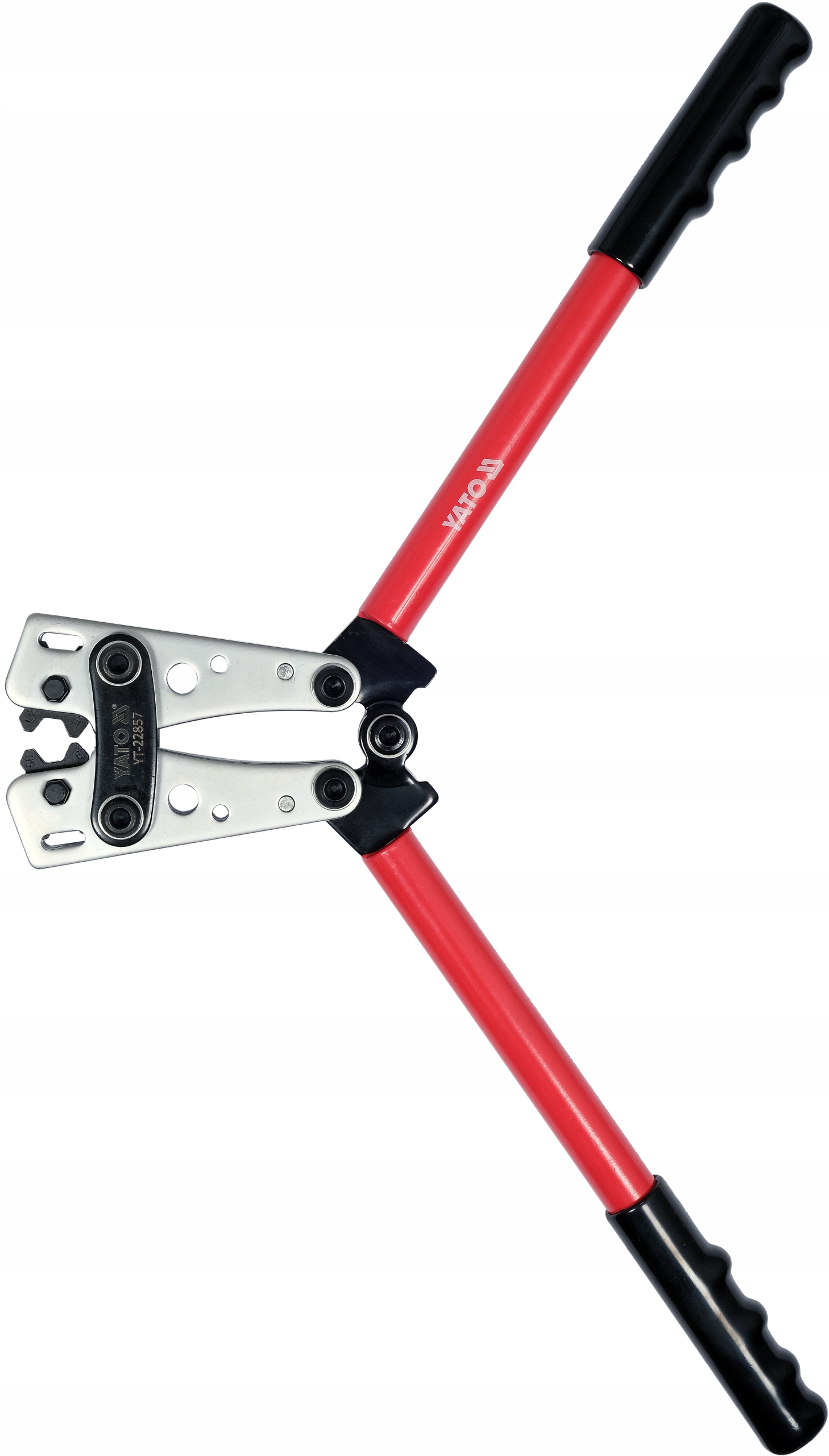 ZACISKARKA PRASKA MECHANICZNA DO KOŃCÓWEK KABLOWYCH TULEJEK 6-50 MM2 YATO Maksymalny przekrój przewodu 50 mm²