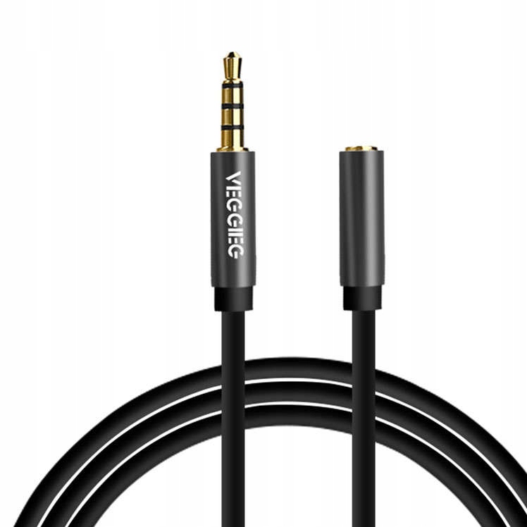 Kabel audio HQ OFC minijack 3,5 mm - minijack 3,5 mm 1 m