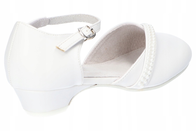 AMERICAN CLUB KOM41 BUTY KOMUNIJNE GALOWE DLA DZIEWCZYNEK KOMUNIA BIAŁE 34 Rozmiar 34