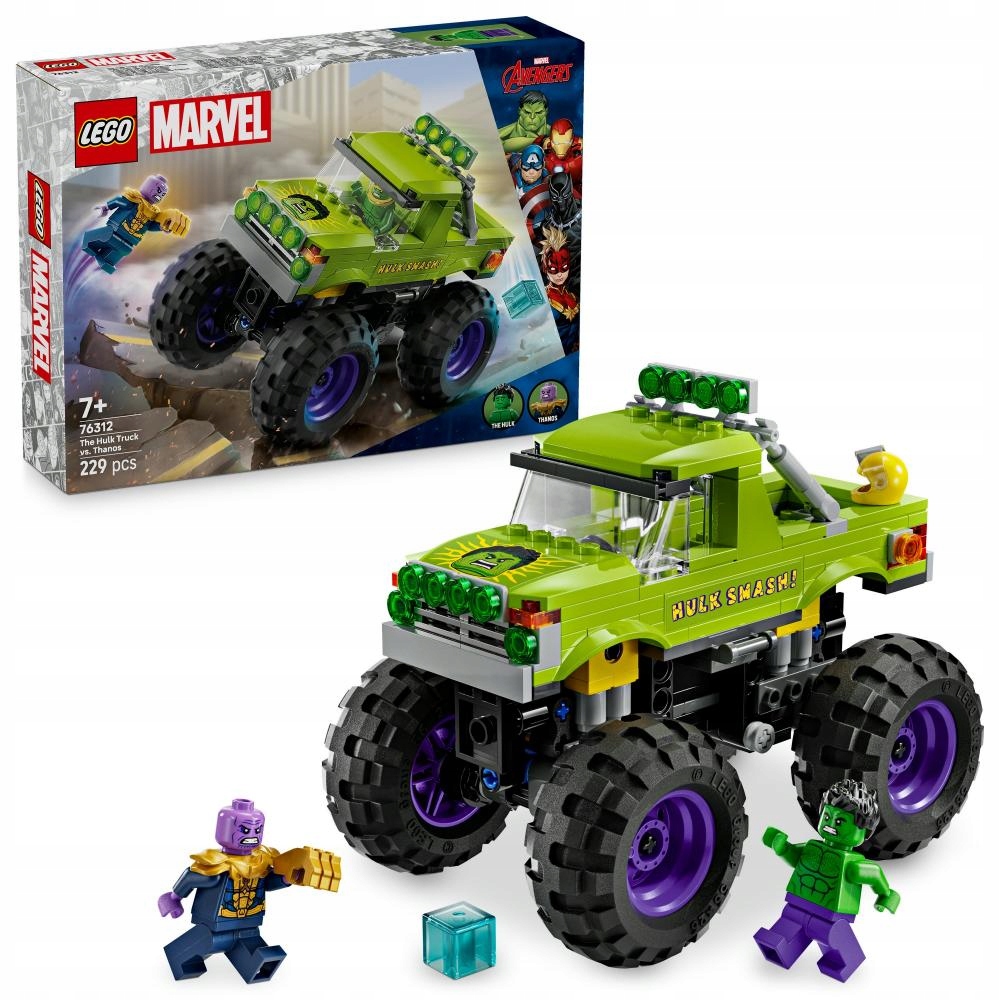 Lego 76312 Marvel Heroes Monster truck Hulka versus Thanos