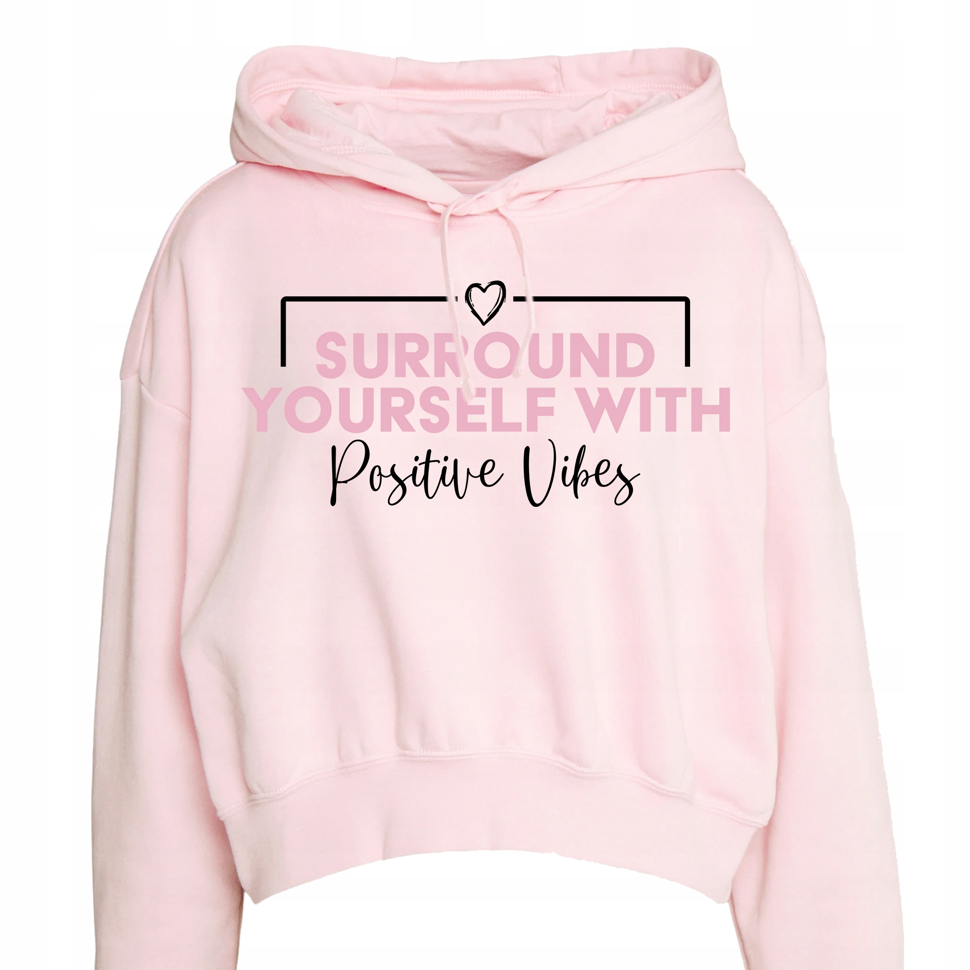 Różowa Bluza Damska Surround Yourself Girl Power Mix Wzorów Rozmiar 134 cm