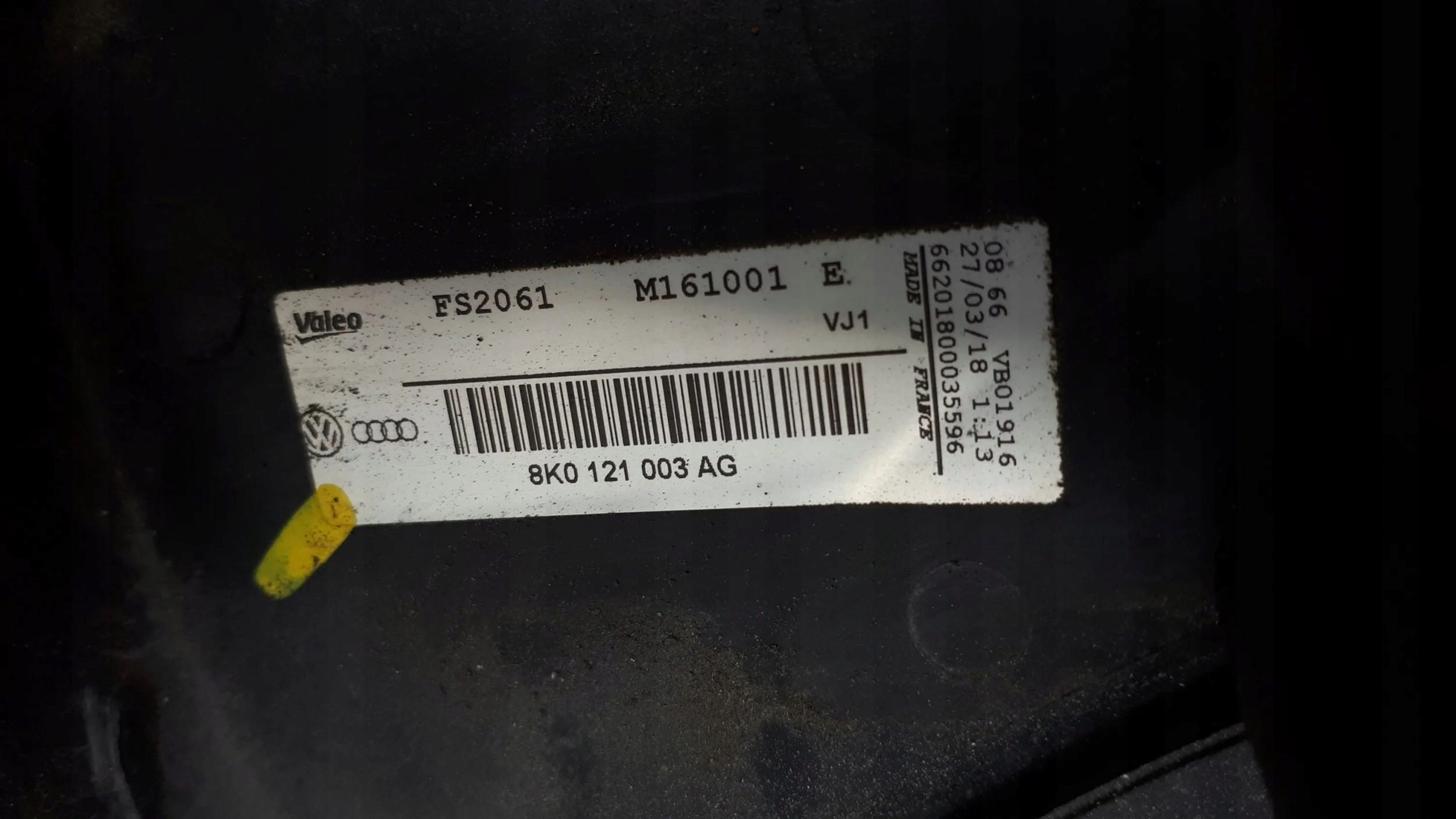 A6 C7 4G Ventilateurs Radiateur 8K0121003AG A4 B8
