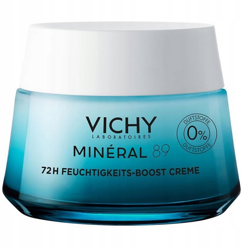 Vichy Mineral 89 krem do twarzy nawilżająco-odbudowujący 72h 50ml