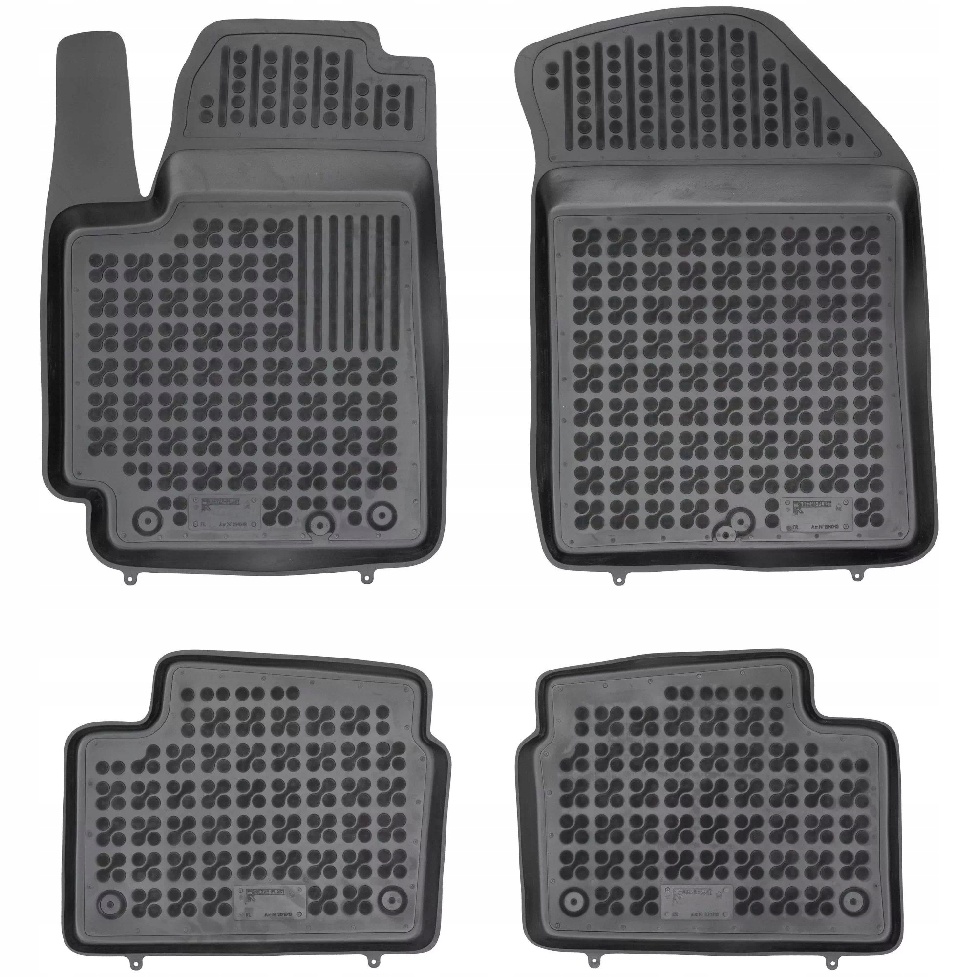 Černé koberce pro Kia Picanto II 2011-2017