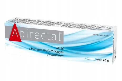 

Apirectal Maść kw. hialuronowy Propolis hemoroidy