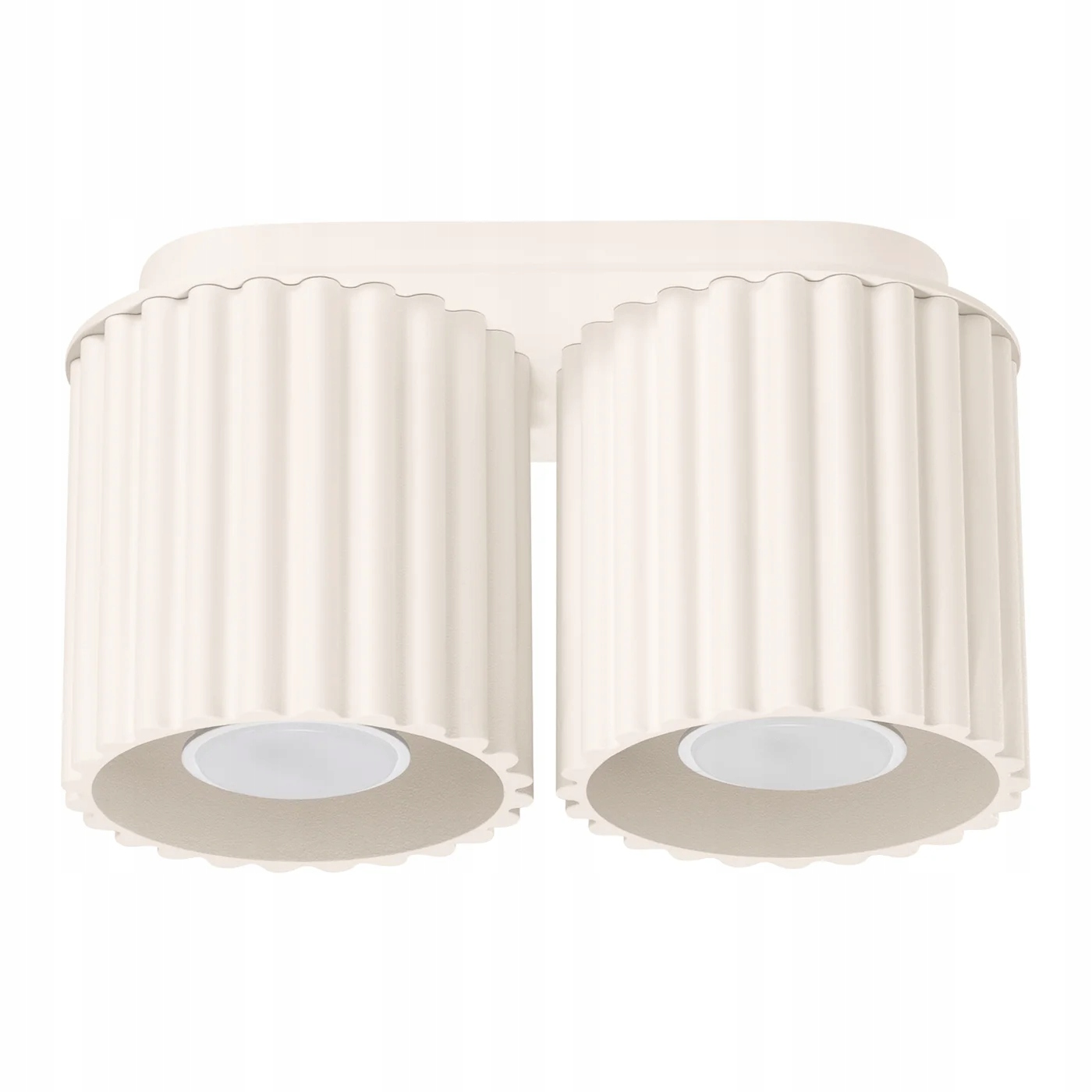 Sollux Lighting Stropné svietidlo Aura béžové oválne GU10 10W 21cm