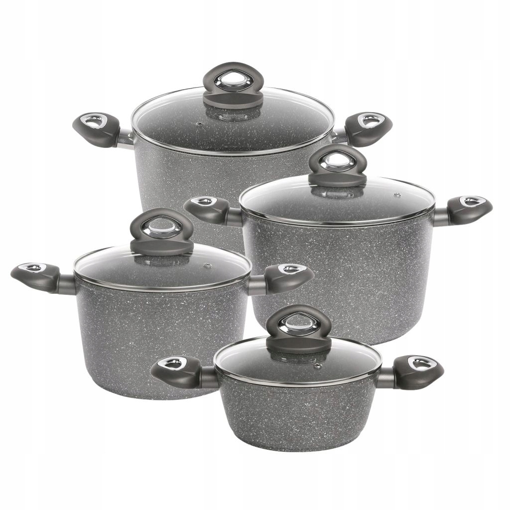 

Zestaw Garnków Valdinox Rock 8EL Indukcja Gaz