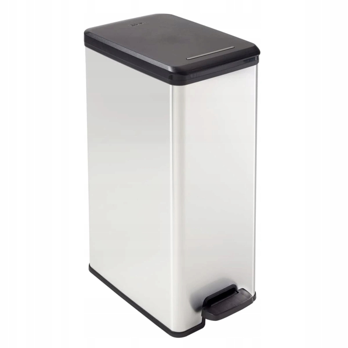 Odpadkový koš Slim Bin 40L, stříbrný