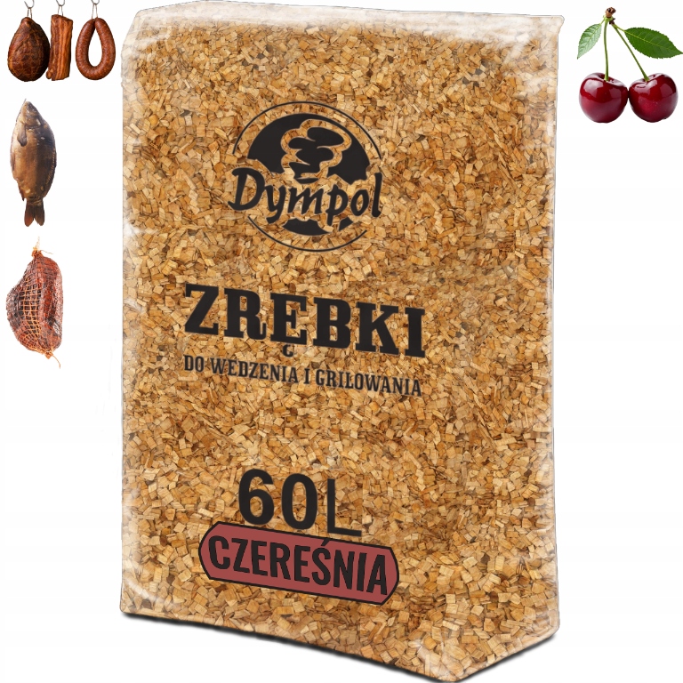 Štěpky Udírna.třešeň KL04 15KG 60L Pro Generátor Kouře Udírny Kouř