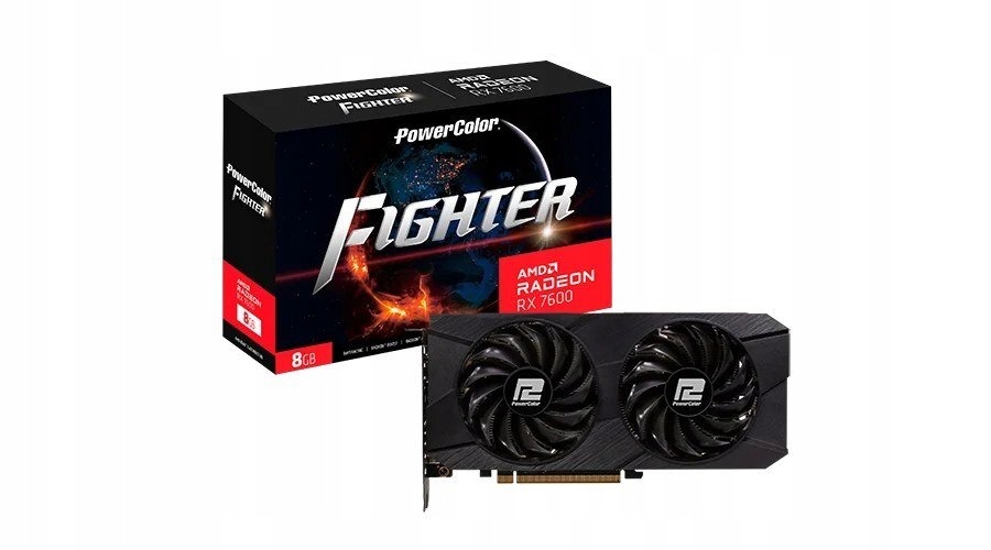 Grafická karta PowerColor Fighter RX7600 8G-F