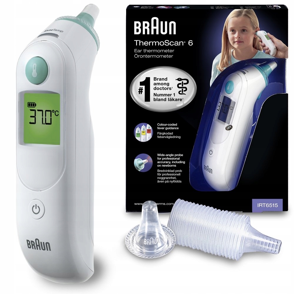 

Termometr do ucha Braun Irt 6515 Thermoscan 6
