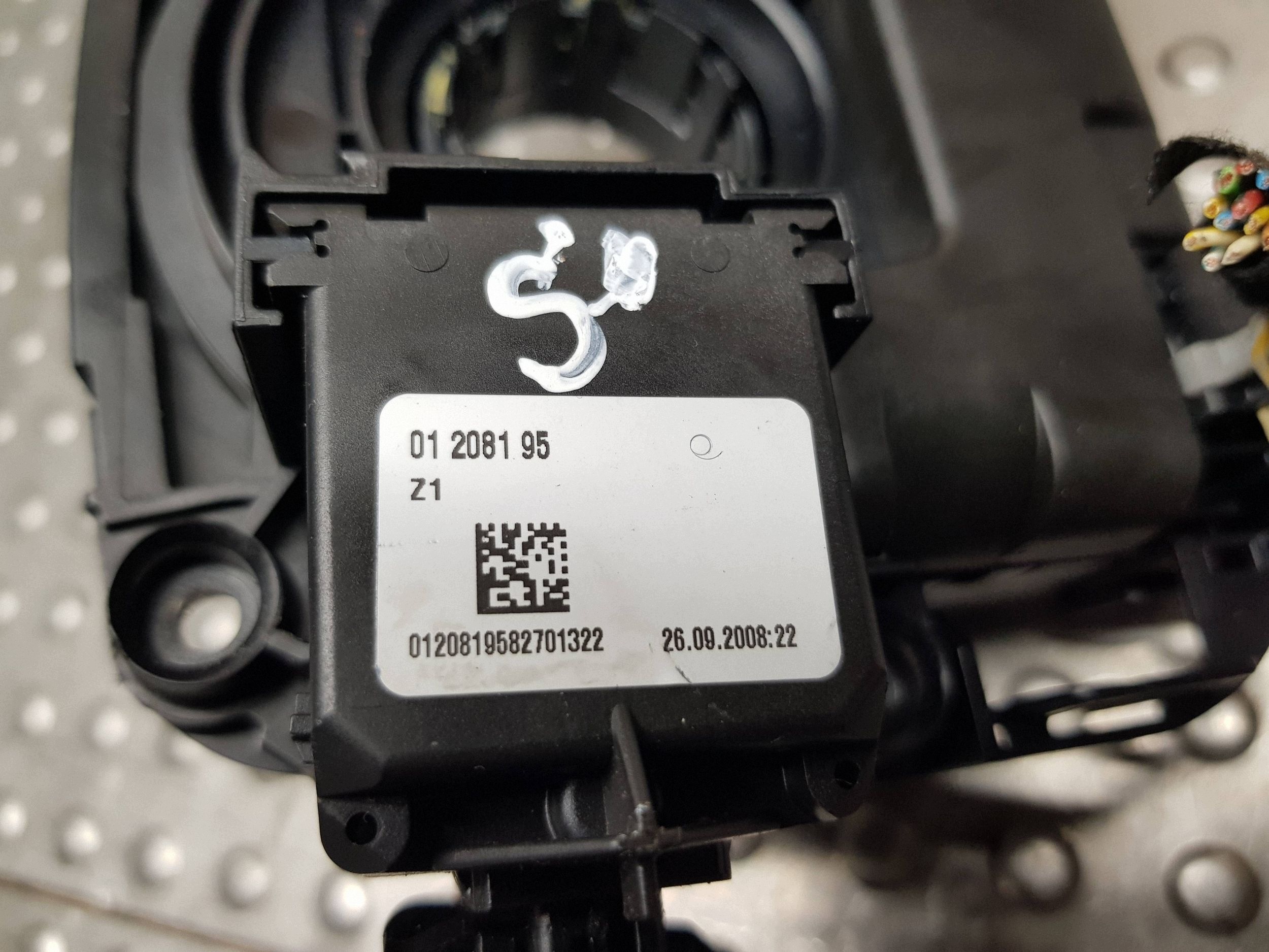 steering wheel levers and controls TEMPOMAT sensor KATA ring 01108160 BMW E91 E87 E81