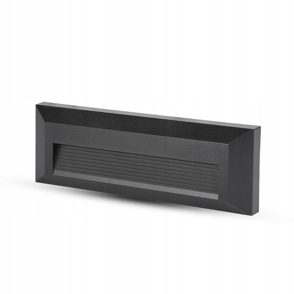 

Natynkowa oprawa schodowa Led Czarna IP65 VT-1162