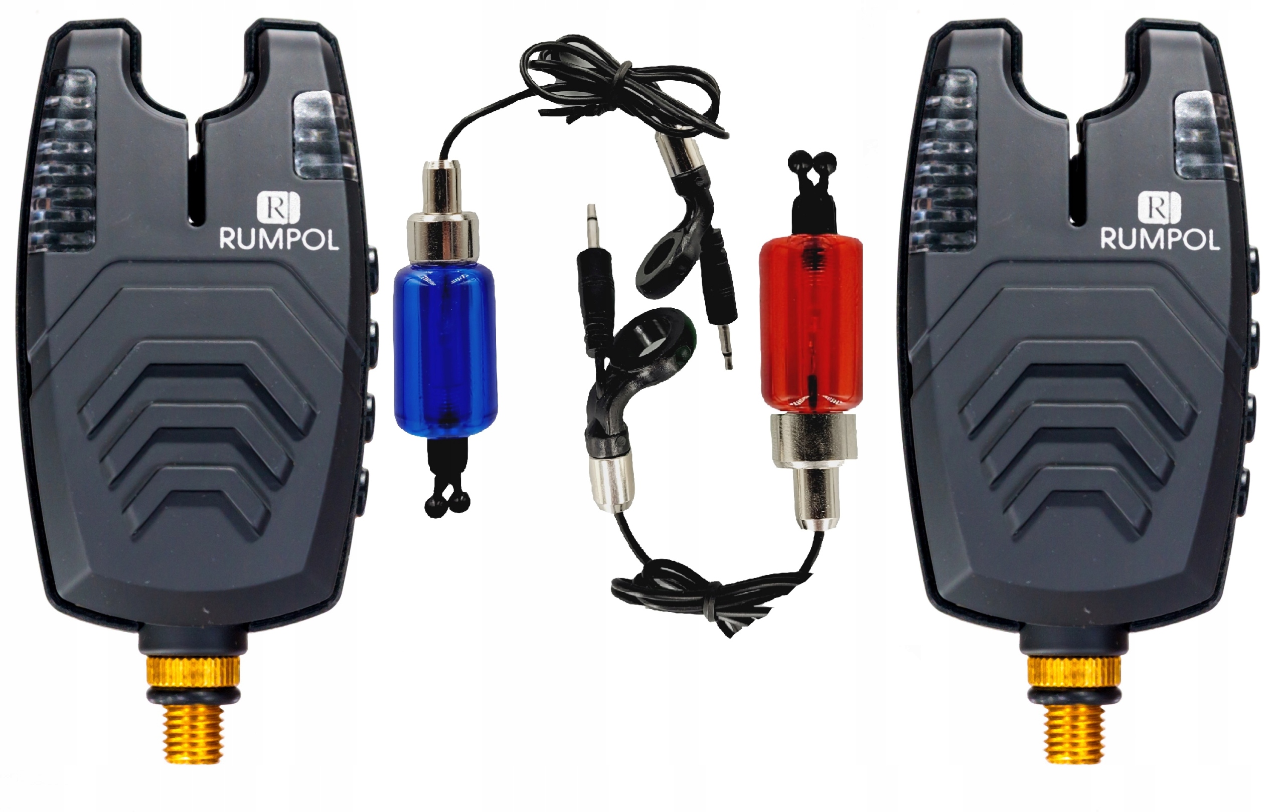 2x Sygnalizator Brań Karp 2x Hanger Led Baterie 9V