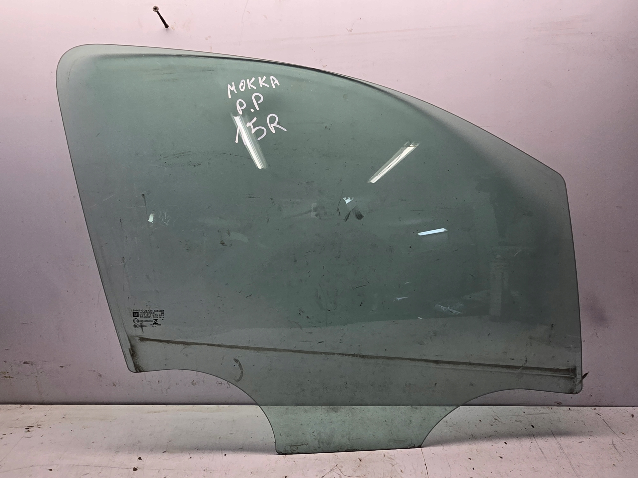 OPEL MOKKA window door right front right front DUZA 15