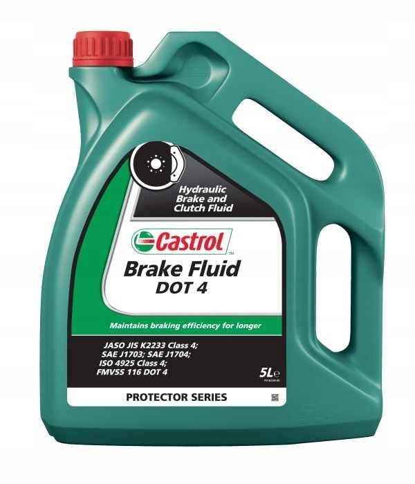 Brzdová kvapalina DOT4 5L Brake Fluid Castrol
