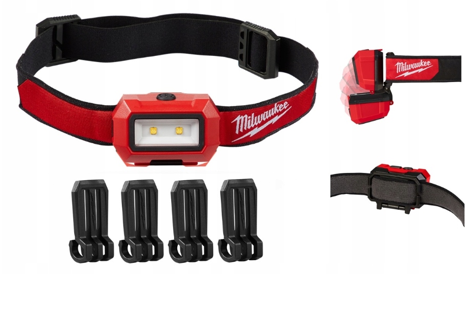 Milwaukee HL2-LED Latarka Czołowa Led 350 3xAAA 4933471286