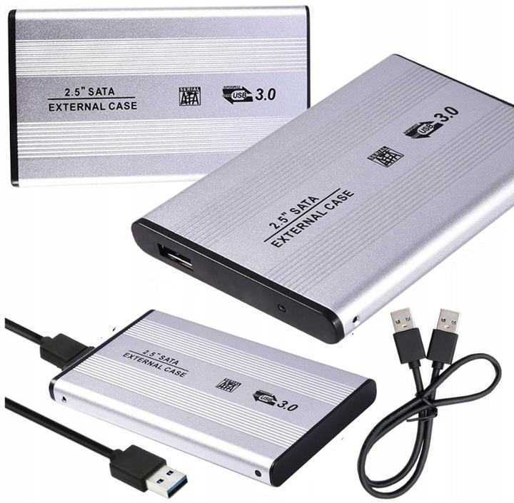 Externí Disk Western Digital 1000GB Přenosný Wd Hdd 2,5" Stříbrný Usb