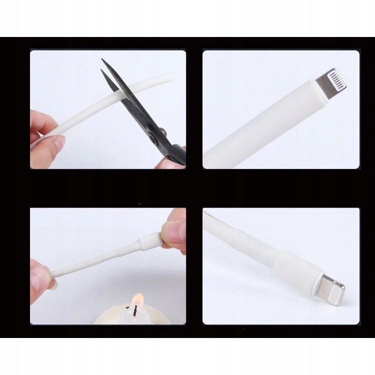 KOSZULKI TERMOKURCZLIWE KOSZULKA RURKA TERMOKURCZLIWA CZERWONA 1MM / 0,5MM Stan opakowania oryginalne