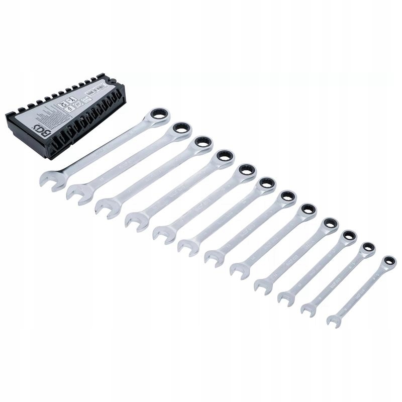 Sada očkoplochých kľúčov s račňou 8-19 mm 12 kusov Bgs 6544